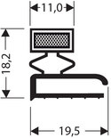 FLAT MAGNETIC PVC PROFILES (JPF)