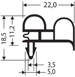 PVC INDRUKPROFIELEN ZONDER MAGNEET (JPC)