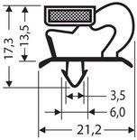 MAGNETIC SNAP-IN PVC PROFILES (JPC)